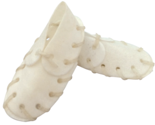 Natural/ White Rawhide Shoe