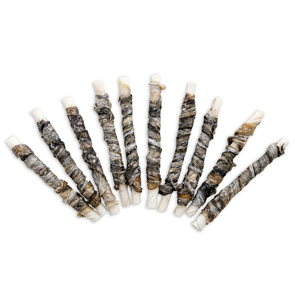 Fish Skin Wrapped Twists