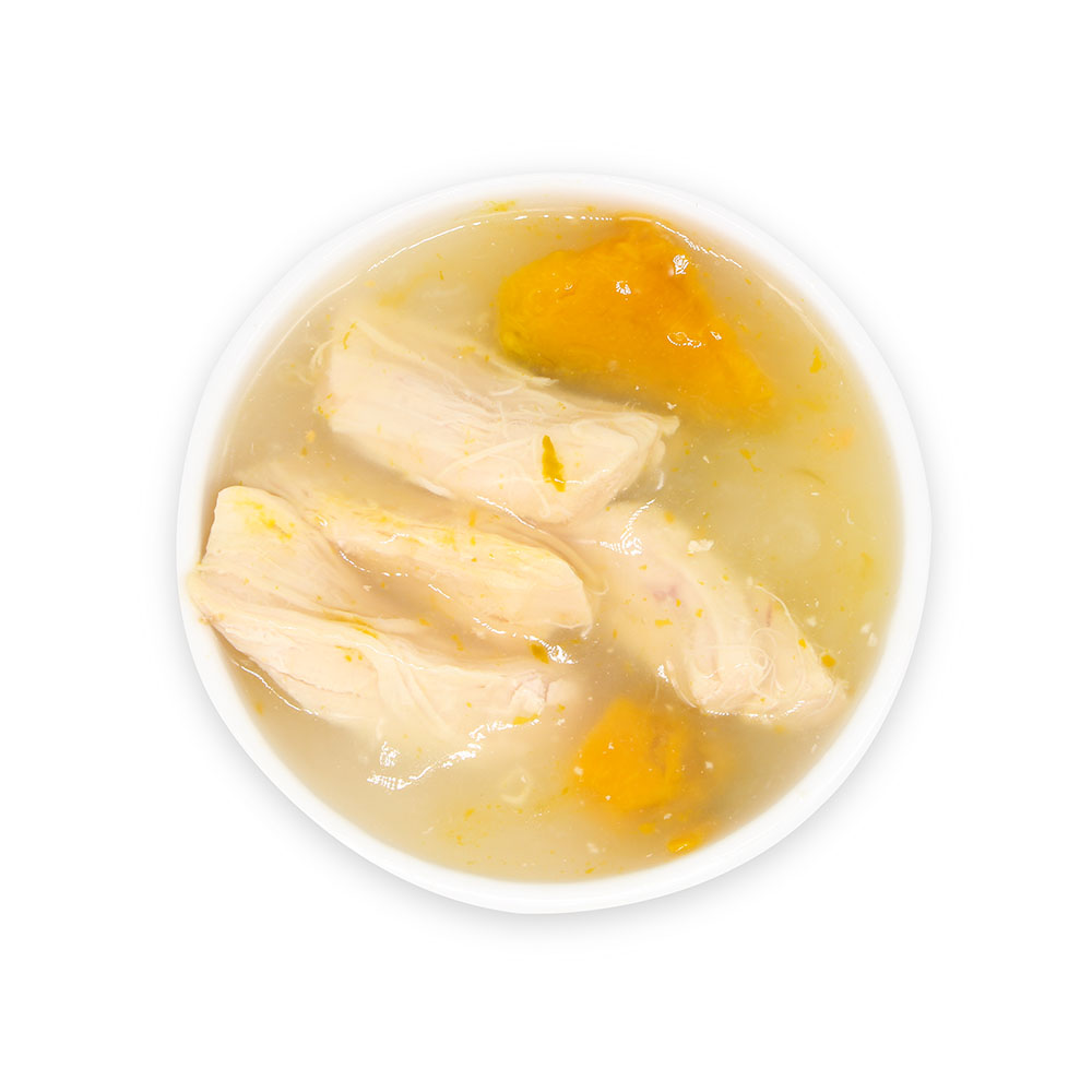 Chicken Fillet Soup with Pumpkin