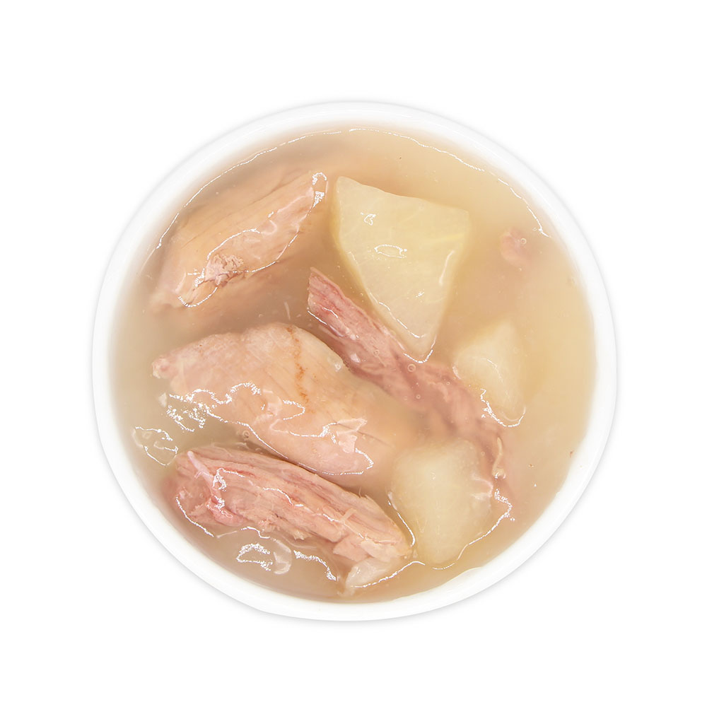 Duck Fillet Soup with Pear